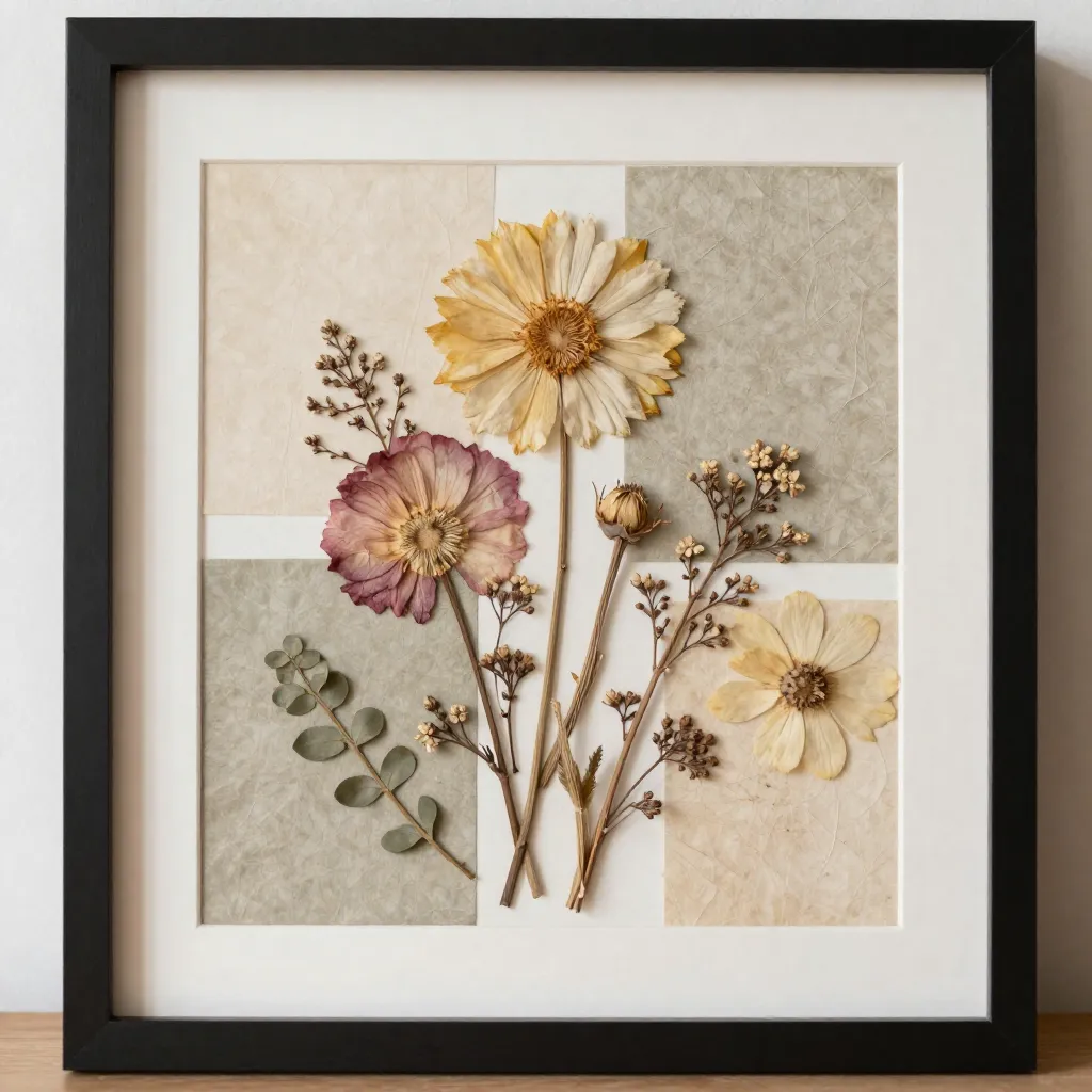 Collection of dried botanical specimens