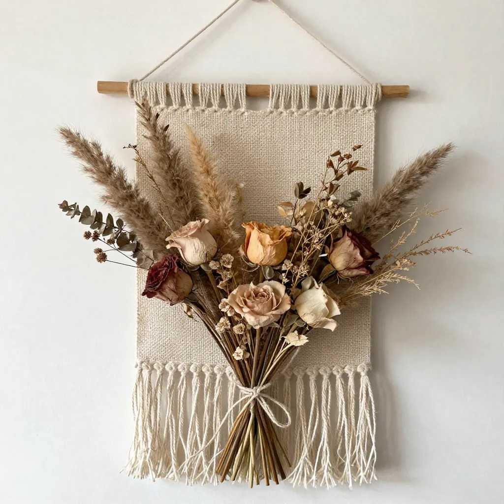Suspended botanical installation